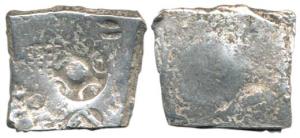Archaic Punch Marked Coinage, ’Narhan Hoard’ type, attributed to Shakya Janapada, Silver D