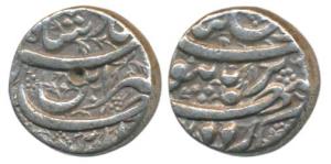 Jahangir, Silver Rupee, 11.31g, Burhanpur Mint, Din Panah type (KM 149.10). Very Fine+.