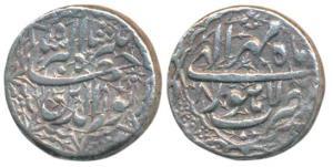 Jahangir, Silver Rupee, 11.28g, Lahore Mint, Month Mihr, RY 8, ornamental border (KM 145.1