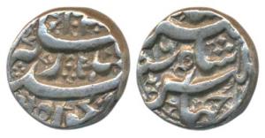 Jahangir, Silver Rupee, 11.38g, Qandhar Mint, RY 16 (KM 142.2). Very Fine+.