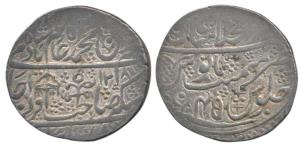 Shah Alam II, Nazarana Silver Rupee, 11.14g, Dar-ul-Khilafat Shahjahanabad Mint, king’s ti