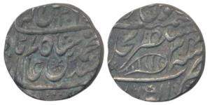 Mahadji Rao, Silver Rupee, 11.17g, Akbarabad (Agra) Mint, in the name of Shah Alam II, AH 