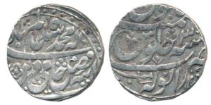 Anwala (Anola) Mint, Silver Rupee, 11.06g, RY 3, in the name of Shah Alam II, complete min