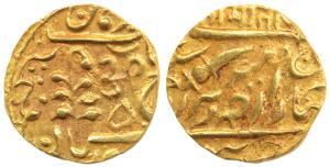 Umaid Singh (VS 1975-2004, 1918-1947 AD), Gold ½ Mohur, 5.50g, with the name of George V, 