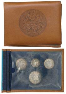 Austria, 1965 Proof Set, Vienna University, 50, 25, 20, 10 Shilling. Within original packa