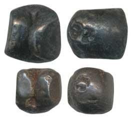 Thailand, Kingdom of Siam, Rama IV, two different denominations Silver Pot Duong Bullet Mo