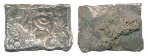 Archaic Punch Marked Coinage, Narhan hoard type attributed to Shakya Janapada (c. 600-500 