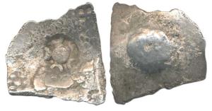 Punch Archaic Punch Marked Coinage, Narhan hoard type attributed to Shakya Janapada, Silve