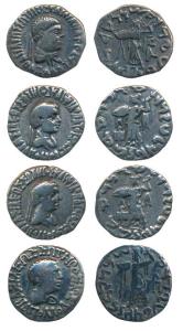 Indo-Greek, Apollodotus II (c. 110-80 BC), Silver Drachm (4), diademed and draped bust of 