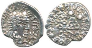Satavahana, Vasisthiputra Sri Vijay Satakarni (c. 196-202 AD), Silver Drachma, 1.88g, bust