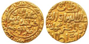 Ala-ud-Din Muhammad Shah II Khilji (AH 695-715, 1296-1316 AD), Gold Tanka, 10.9g, Hazrat D