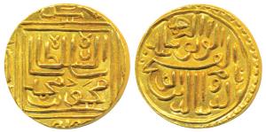 Nasir al-din Mahmud Shah I, Gold Heavy Tanka, 11.96g, Shahr Mukarram Muhammadabad Mint, ru