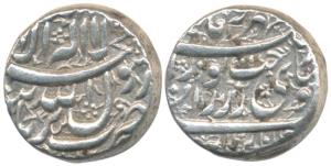 Jahangir, Silver Rupee, 11.05g, Burhanpur Mint, Kalima on obv., Sakhat Noorani couplet. Ex