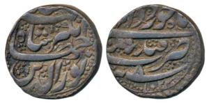 Jahangir, Silver Rupee, 11.35g, Qandahar Mint, Month Khurdad, RY 8 (KM 145.13). About Extr