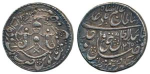 Wajid Ali Shah (AH 1263-1272, 1847-1856 AD), Silver Rupee, 11.03g, Mulk Awadh Bait-us-Sult