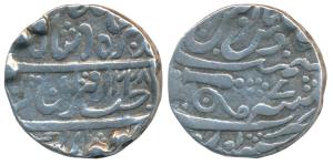 Daulat Rao (AH 1209-1243, 1794-1827 AD), Silver Rupee, 10.79g, Sheopur Mint, in the name o