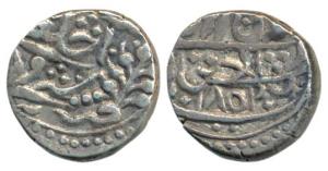 Arjun Pal, Silver Rupee, 10.92g, in the name of Queen Victoria, AD 1852/10, (KM 44.2). Ver