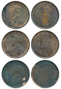Jaswant Singh, George V, Copper ¼ Anna, 1912 (KM 16). Very Fine+ to Extremely Fine, Scarce