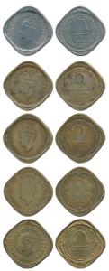 George VI, Nickel- Brass & Cupro-Nickel 2 Annas, 1944, Bombay Mint, 2nd head, dot before a