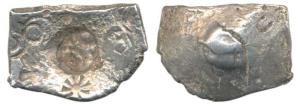 Archaic Punch Marked Coinage, ’Narhan Hoard’ type, attributed to Shakya Janapada, Silver D