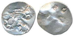Archaic Punch Marked Coinage, Rajegaon Hoard, attributed to Vidarbha Janapada, Silver Kars