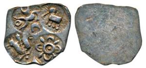 Archaic Punch Marked Coinage, ‘Umrer Hoard’ Type, attributed to Vidarbha Janapada, Silver 