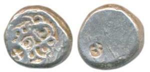 Archaic Punch Marked Coinage, attributed to Matsya Janapada, area of Agra region (c. 350 B