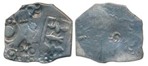 Archaic Punch Marked Coinage, attributed to Magadha Janapada, Silver Karshapana, 3.37g, fi