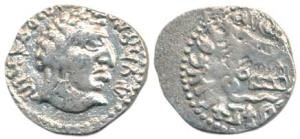 Satavahanas, Vasisthiputra Sri Pulumavi (78-114 AD), Silver Drachma, 2.55g, bust of the ru