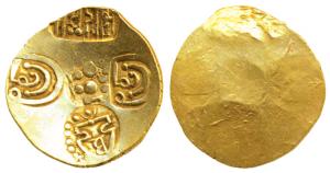 Feudatories of Paramaras of Vidarbha, Sri Visala (c. 12th century), Gold Pagoda, punches o