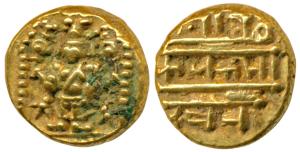 Vijayanagara Empire, Venkitapati Raya III, Gold Pagoda, 3.3g, Tirupati Balaji / Venkateshw
