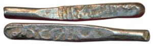 Ali Adil Shah II, Silver Larin, 4.78g, Dabhol Mint (G&G BJ 37). Very Fine+, Rare.