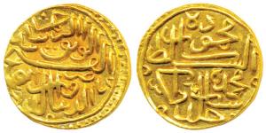 Nasir al-Din Mahmud Shah I (AH 862-917, 1458-1511 AD), Gold Tanka, 11.5g, without date, na