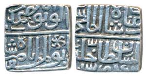 Nasir Shah (AH 906-916, 1500-1510 AD), Silver ½ Tanka, 5.20g, al wathiq legend type, (G&G 