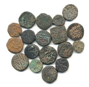 Copper Falus, Kaserah and Billon Tanka (18), Ahmednagar Nizam Shahi (1), Bahamani (6), Del