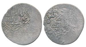 Kamran Mirza (1509-1557 AD), Silver Shahrukhi, 4.80g, Lahore Mint, Muhammad Kamran Badshah