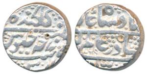 Aurangzeb, Silver Rupee, 11.46g, Golkonda Mint, AH 1069/Ahd, complete mint name at top on 
