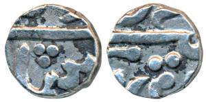 Panhala Mint, Silver ¼ Rupee, 2.77g, in the name of Muhammad Shah (M&W T1). Very Fine+, Ve