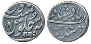 Ahmedabad Mint, Silver Rupee, 11.35g, in the name of Shah Alam II, RY 3X, ’Ram’ in Nagari 