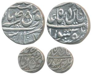 Muhammadabad Banaras Mint, Silver Rupee, 10.97g, in the name of Shah Alam II, comb like sy
