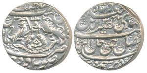 Nasir-ud-din Haidar (AH 1243-1253, 1827-1837 AD), Silver Rupee, 11.17g, Dar al Amaret Lakh