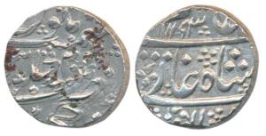 Nizam Ali Khan (AH 1175-1218, 1761-1803 AD), Silver Rupee, 11.38g, Khujista Bunyad Mint, i