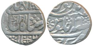 Mughal Issue, Silver Rupee, Sawai Jaipur Mint, in the name of Shah Alam II, RY 39, ‘Shri J