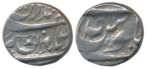 Lal Singh (1781-1819 AD), Silver Rupee, 11g, in the name of Ahmed Shah Durrani (KM 10). Ab