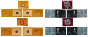 2008 Uncirculated Set (2), Ter-Centenary of Gur-ta-Gaddi of Shri Guru Granth Sahib, Rupees