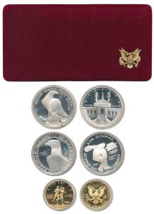 United States of America, Gold $10, 16.71g, 23rd Olympics in Los Angeles, 1984, W mint mar
