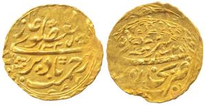 Uzbekistan, Emirate of Bukhara, Haidar Tora (1800-1826 AD), Gold Tilla, 4.53g, Bukhara Min