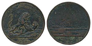 Mysore, East India Company Medal For Seringapatam, Bronze Medal, 48mm, 1799, Soho Mint, ob
