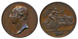 Pindaree and Mahratta Confederacy Defeated 1818, British Victories in India Medal, Copper,