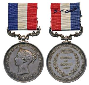 Provincial Exhibition North-West Provinces, Lieutenant-General Drummond’s Silver Medal of 